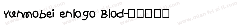 Yunmobei enlogo Blod字体转换